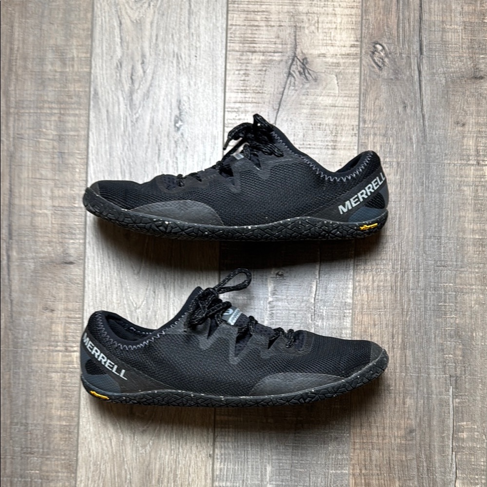 Merrell Black Barefoot Shoes with Sleek Design and Durability